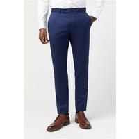 Alexandre Tailored Fit Italian Super 110'S Blue Twill Men's Trousers