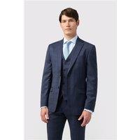 Alexandre Tailored Fit Italian Ink Check Men's Suit Jacket