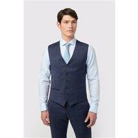 Alexandre Tailored Fit Italian Ink Check Waistcoat