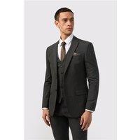Limehaus Slim Fit Charcoal Grey Stretch Men's Suit Jacket