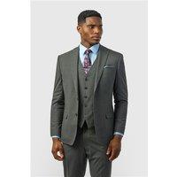 Limehaus Slim Fit Charcoal Grey Stretch Men's Suit Jacket