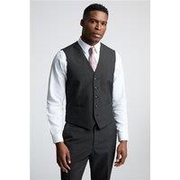 Limehaus Slim Fit Charcoal Grey Stretch Waistcoat