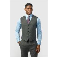 Limehaus Slim Fit Charcoal Grey Stretch Waistcoat
