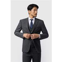 Limehaus Regular Fit Charcoal Grey Stretch Men's Suit Jacket