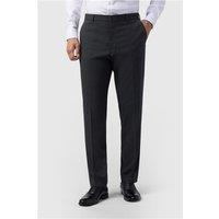 Limehaus Regular Fit Charcoal Grey Stretch Men's Trousers