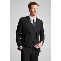 Limehaus Tailored Fit Charcoal Grey Stretch Men's Suit Jacket