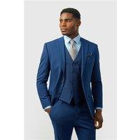 Limehaus Slim Fit Blue Stretch Men's Suit Jacket