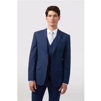 Limehaus Tailored Fit Blue Stretch Men's Suit Jacket