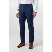 Limehaus Regular Fit Blue Stretch Men's Trousers