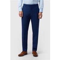 Limehaus Regular Fit Blue Stretch Men's Trousers