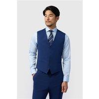 Limehaus Regular Fit Blue Waistcoat
