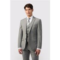 Alexandre Tailored Fit Cool Grey Texture Men's Suit Jacket