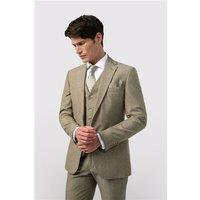 Alexandre Tailored Fit Sage Linen Men's Suit Jacket