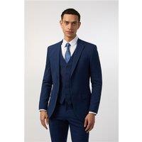 Limehaus Skinny Fit Blue Stretch Men's Suit Jacket