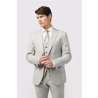 Alexandre Tailored Fit Italian Super 110's Grey Twill Men's Suit Jacket