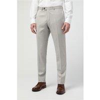 Alexandre Tailored Fit Italian Grey Twill Men's Trousers
