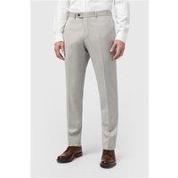Alexandre Tailored Fit Italian Grey Twill Men's Trousers
