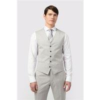 Alexandre Tailored Fit Italian Grey Twill Waistcoat
