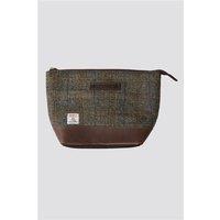 Sophos Harris Tweed Brown Wash Bag