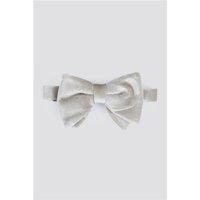 Limehaus Silver Velvet Bow Tie Silver