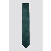 Limehaus Emerald and Gold Polka Dot Tie Green by Suit Direct