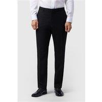 Limehaus Regular Fit Black Stretch Men's Trousers