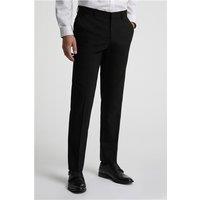 Limehaus Tailored Fit Black Stretch Men's Trousers