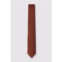 Antique Rogue Rust Textured Tie Orange - Ideal For Weddings