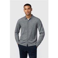 Melka Grey Mens Regular Fit Shirt, Long Sleeve