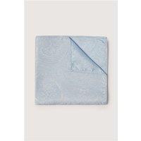 Antique Rogue Light Blue Paisley Pocket Square 0 Blue