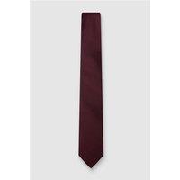 Limehaus Slim Burgundy Tie Red