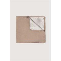 Alexandre Taupe Silk Pocket Square 0 Grey