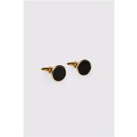 Limehaus Gold Onyx Cufflinks