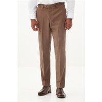 Marc Darcy Tailored Fit HM5 Tan Men's Trousers, Brown