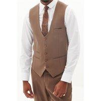 Marc Darcy Tailored Fit HM5 Tan Waistcoat