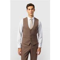 Marc Darcy Tailored Fit HM5 Tan Waistcoat