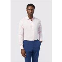 Alexandre Pink Mens Shirt, Long Sleeve, Tailored Fit, Stretch Fabric