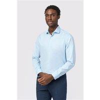 Alexandre Blue Mens Shirt, Long Sleeve, Tailored Fit