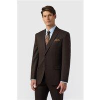 Limehaus HS Tailored Fit Chocolate Brown Men's Suit Jacket
