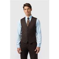 Limehaus HS Tailored Fit Chocolate Brown Waistcoat