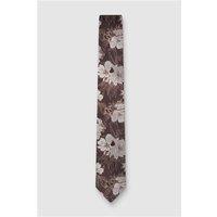 Antique Rogue Chocolate Large Floral Tie Chocolate
