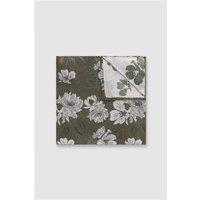 Antique Rogue Sage Floral Pocket Square 0 Green