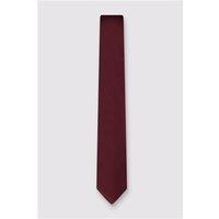 Alexandre Burgundy Twill Tie Red