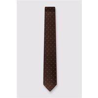 Alexandre Chocolate Silk Paisley Tie Chocolate - Ideal For Weddings