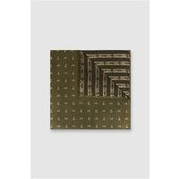 Alexandre Khaki Paisley Pocket Square 0 Green - Ideal For Weddings