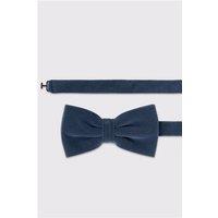Antique Rogue Blue Velvet Bow Tie Blue