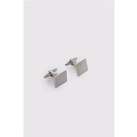 Limehaus Silver Square Textured Cufflinks 0 Silver