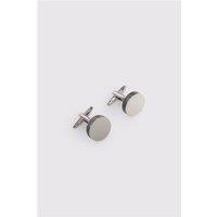 Limehaus Silver Round Chunky Cufflinks 0 Silver