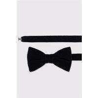 Antique Rogue Black Velvet Bow Tie Black