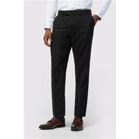 Antique Rogue Slim Fit Black Texture Stretch Men's Trousers